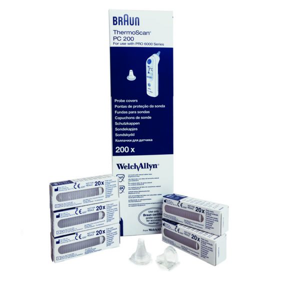 Sondenhüllen für Braun PRO 6000 Ohrthermometer