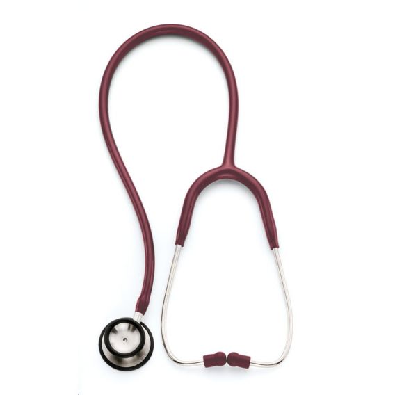 Professional Stethoskop für Erwachsene, burgunderrot