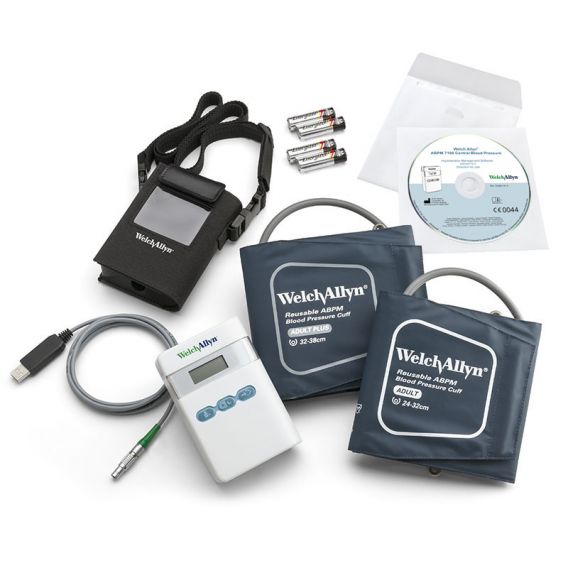 ABPM 7100 mit Zentraler Blutdruckmessung und HMS Software